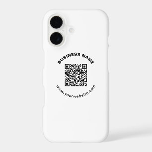 Code QR avec nom d'entreprise Texte circulaire gra