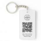 Code QR | Business Logo Professionnel Simple Blanc
