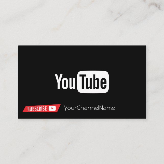 Code QR | Carte publicitaire de canal (Devant)