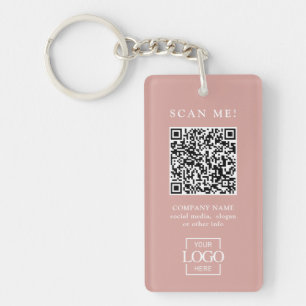 Code QR de logo d'entreprise personnalisé moderne