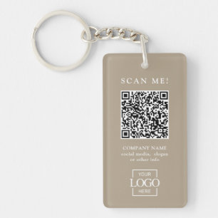Code QR de logo d'entreprise personnalisé moderne