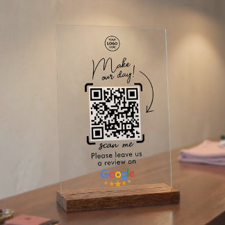 Code QR de révision sociale Google pour entreprise