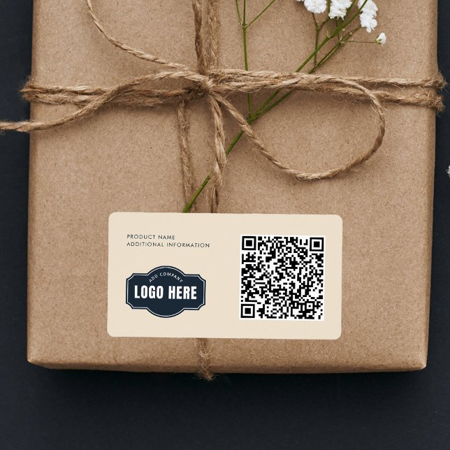 Code QR de votre logo d'entreprise Code de produit (Modern Business Logo QR Code Product Label ID)
