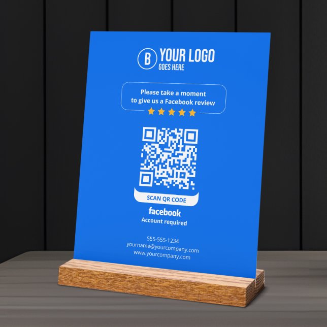 Code QR des avis Facebook Évaluez mon entreprise 5 (Créateur téléchargé)