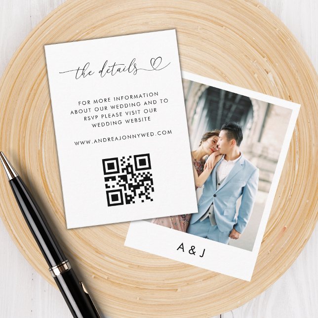 Code QR du coeur Détails Cartes du boîtier du Mari (Créateur téléchargé)