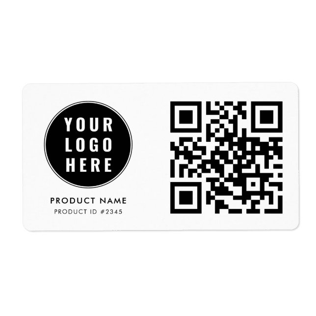 Code QR du logo d'entreprise à scanner ici Simple (Devant)