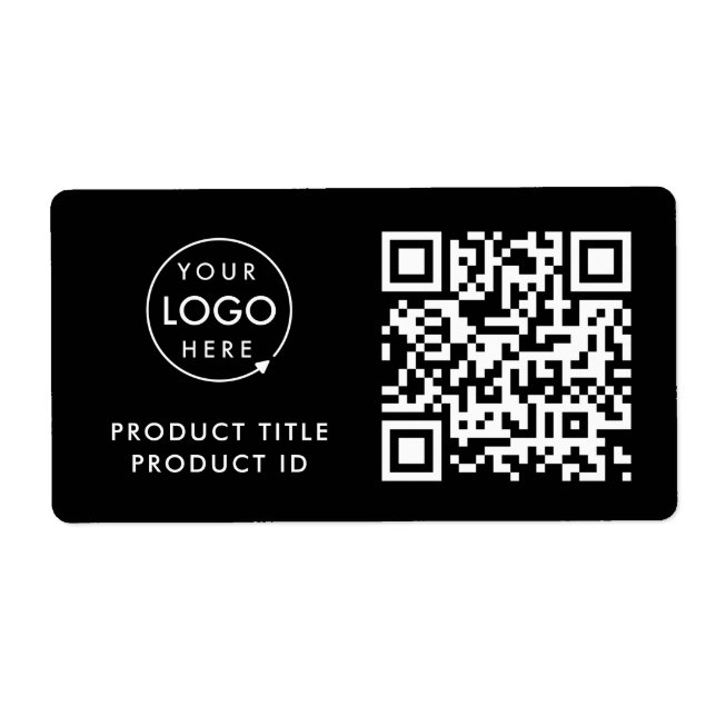 Code QR du produit | ID inventaire Logo d'entrepri (Devant)