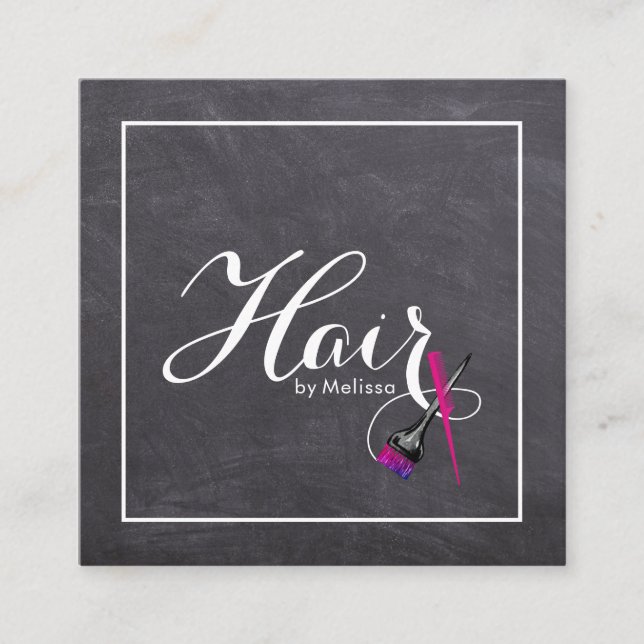 Code QR du style de carte de menu (Devant)