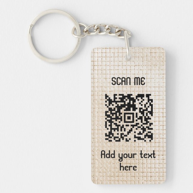 Code QR élégant Votre Logo Gold Business Porte - c (Devant)