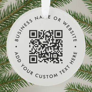 Code QR Gris Simple Minimaliste Propre