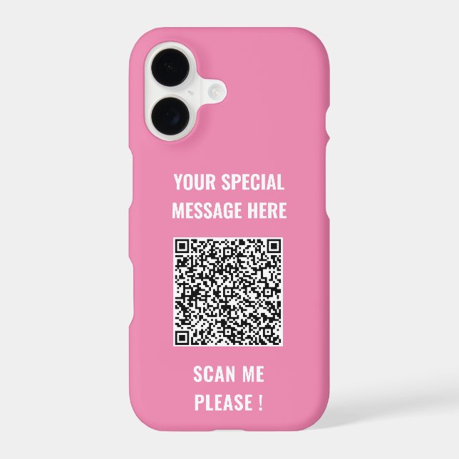 Code QR Info Votre Message Texte Cadeau Surprise (Verso)