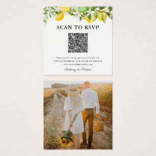 Code QR Lemon Limes Photo Réponse Mariage