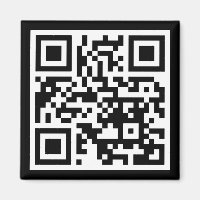 Code QR - Magnet Carré uniquement