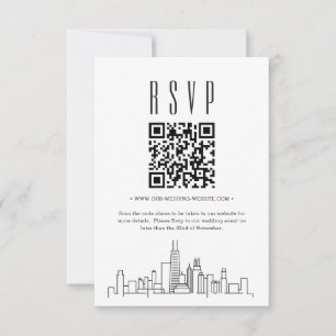 Code QR Mariage de Chicago RSVP