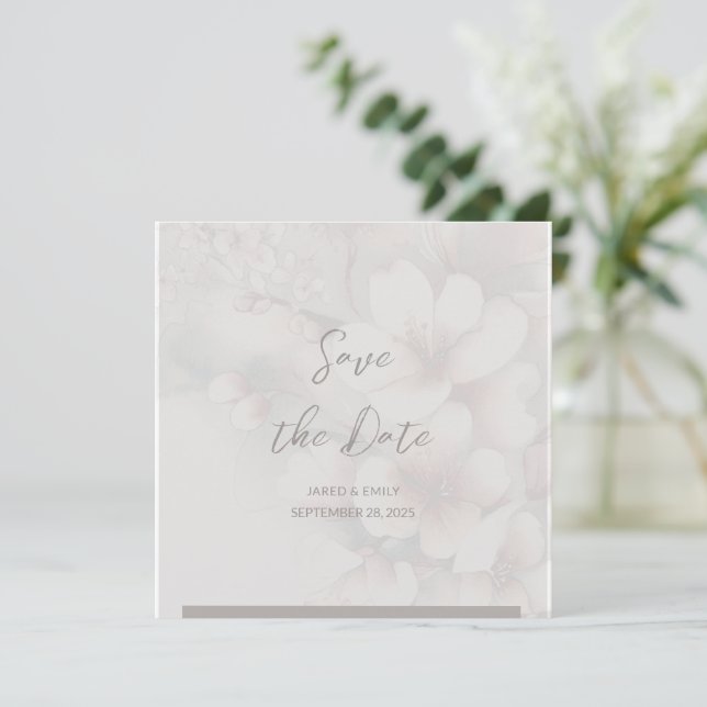 Code QR mariage Enregistrer la date Invitation (Debout devant)