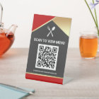 Code QR Menu Numérique pour Restaurants Panneau de