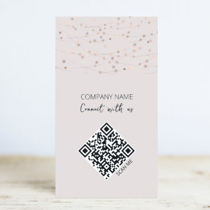 Code QR minimal Connexion avec le Carte de visite 