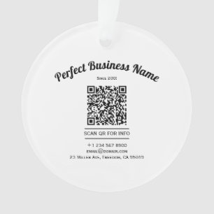 Code QR Minimaliste Noir Et Blanc Simple Clair