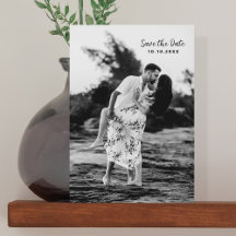 Code QR Modèle photo noir et blanc Enregistrer la 