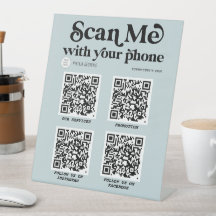 Code QR panneau d'entreprise, Lexique de typograph
