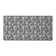 Code QR personnalisable Geek Abstrait noir et blan