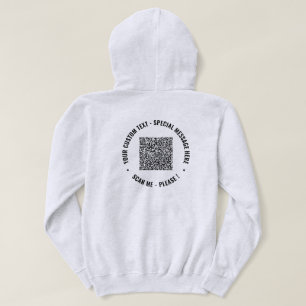 Code QR personnalisé et Modèle de Sweat - shirt à