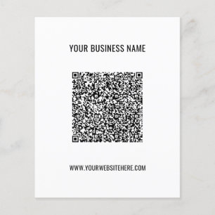Code QR personnalisé et prospectus professionnel p