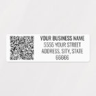 Code QR personnalisé Étiquettes Votre nom d'entrep