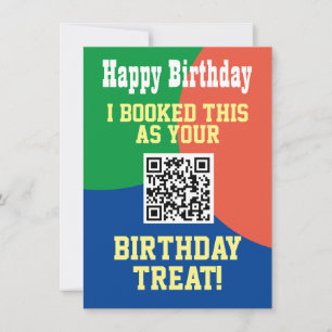 Code QR sur une carte