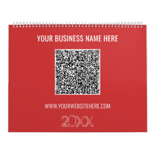 Code QR Texte personnalisé Calendrier professionne
