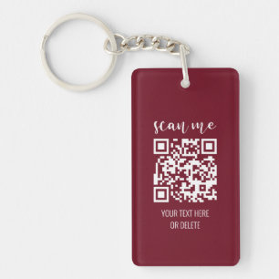 Code QR Votre logo Burgundy Business