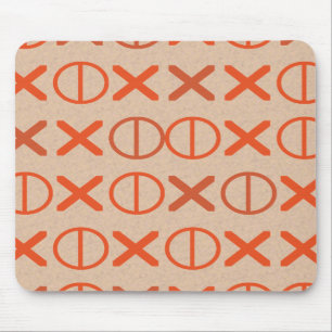 CODE Red Symbols on any Colour Mouse Pad