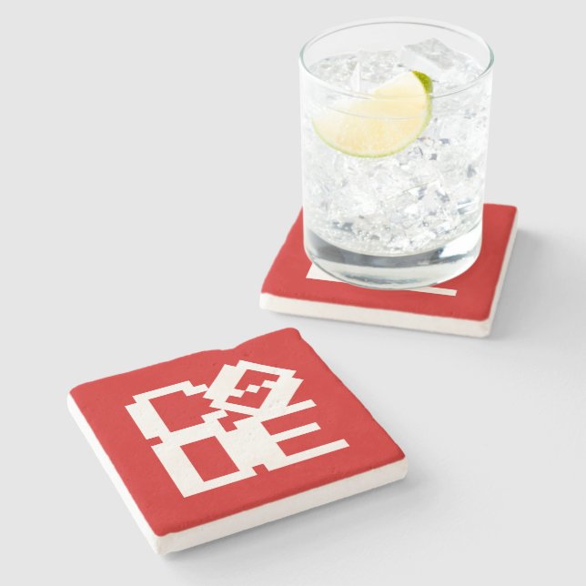 CODE STONE COASTER (Side)
