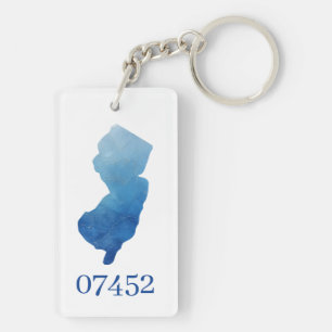 Code zip de forme d'état New Jersey personnalisé N