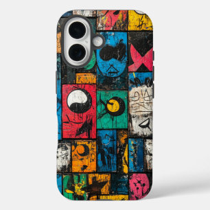 Coded Chaos Urban Street Art Phone Case