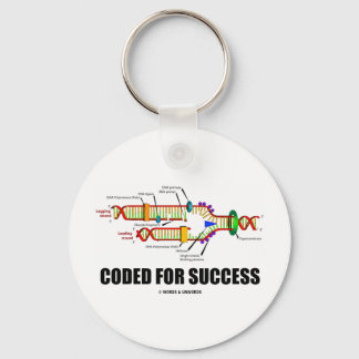 Coded For Success (DNA Replication) Keychain