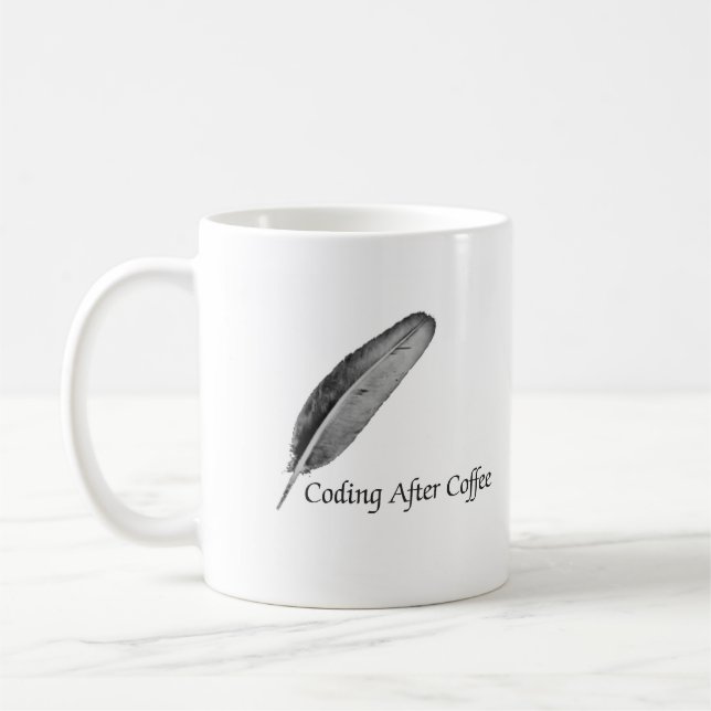 Coder après les programmeurs de café Mug (Gauche)