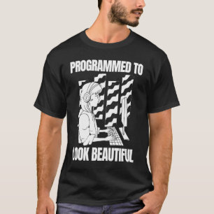 Coder Beautiful Developer Software Programming Pr T-Shirt