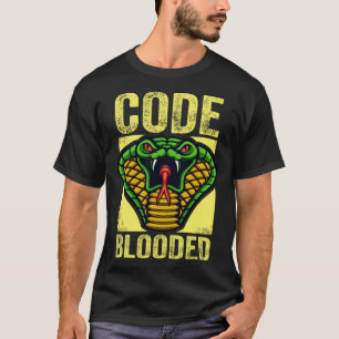 Coder coding coder computer snake developer T-Shirt