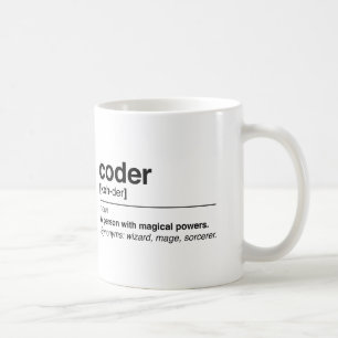 Coder definition coffee mug