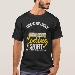 Coder Jokes Geek Computer Programmer This Is My Lu T-Shirt