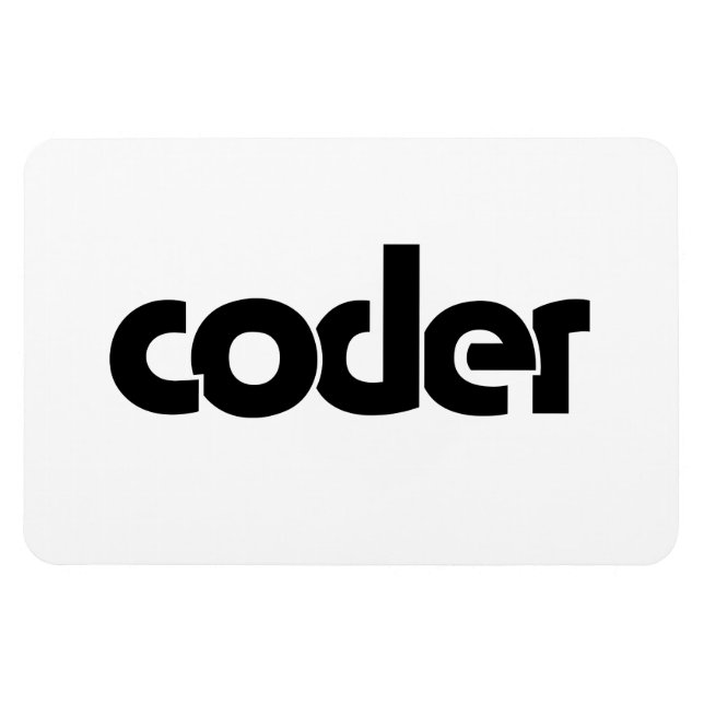 Coder Magnet (Horizontal)