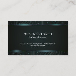 Coder   Programmeur   Carte de visite de carte de