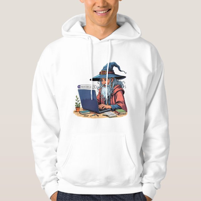 Coder T-Shirt – My Code is 99% Google  Hoodie (Front)