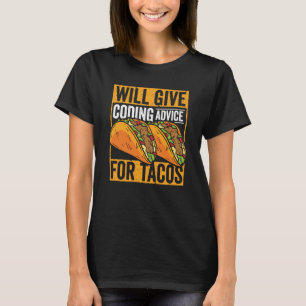 Coder Taco Coding Mexican Food for Programmer 3 T-Shirt