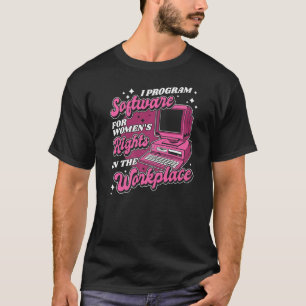 Coder Workplace Coding Software Engineer Programme T-Shirt