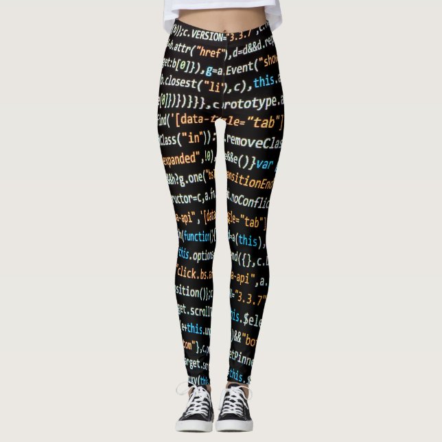 Coder's paradise html codage leggings (Devant)