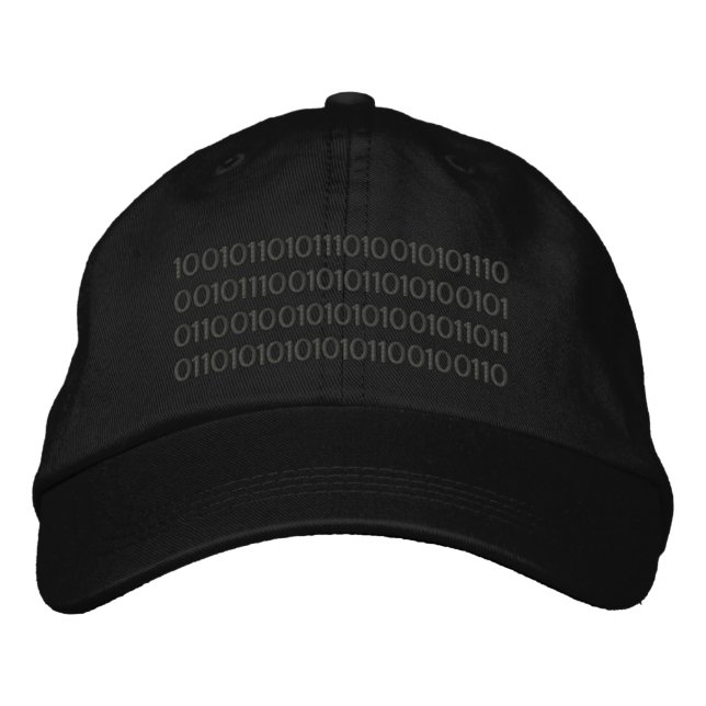 Codes binaires Casquette brodé (Devant)