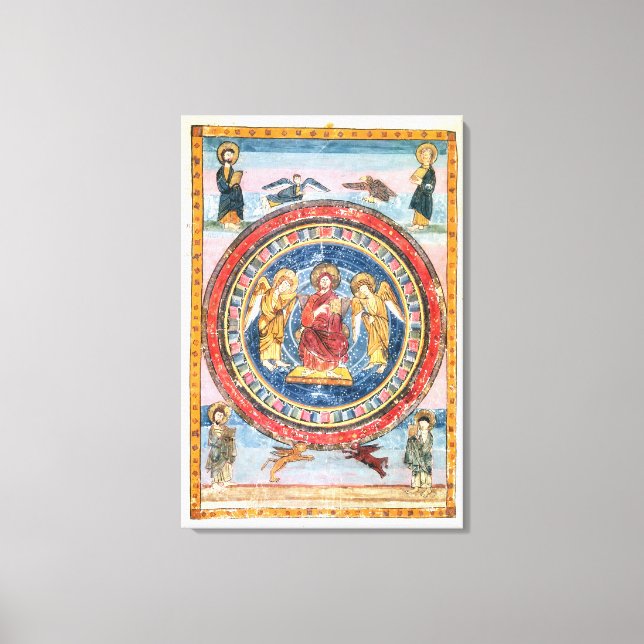 Codex Amiatinus Christ in Majesty Canvas Print (Front)