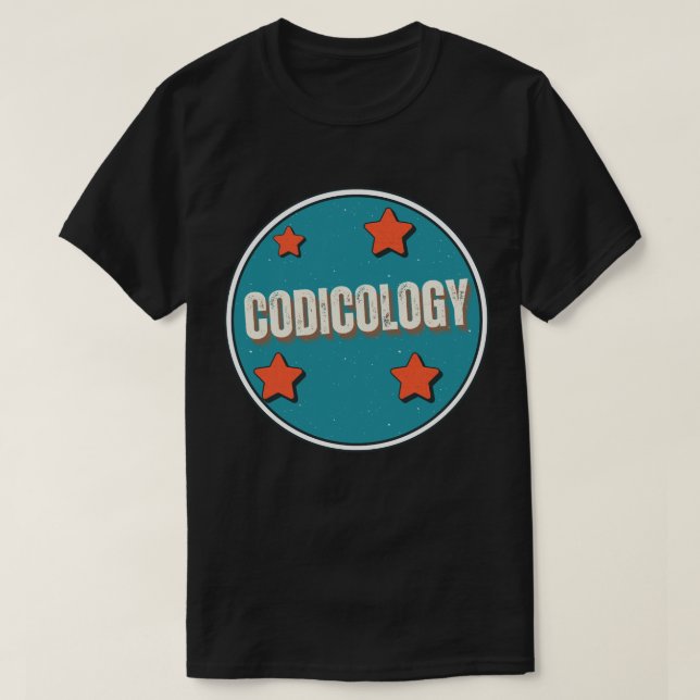 Codicology T-Shirt (Design Front)